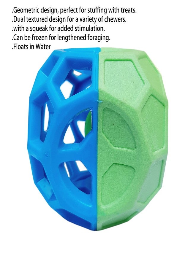 KittuPet Catch Squeaky Cube Puzzle Toy for Dog Durable Interactive Toy and Tooth Cleaner for Dog Suitable for Large Breeds (Blue) - Image 2